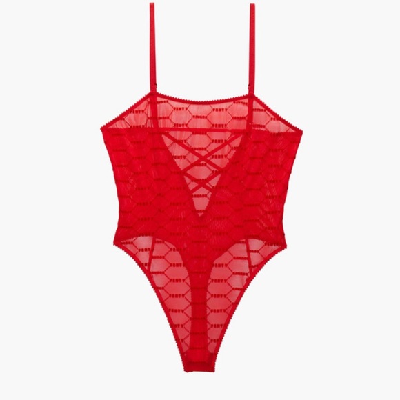 Savage Fenty Flocked Logo Teddy - Picture 5 of 5